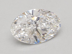 Lab grown Oval 0,80ct D VVS2