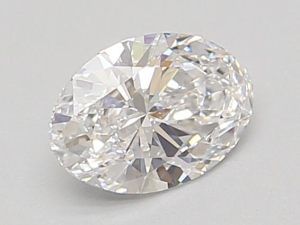 Lab grown Oval 0,82ct D VS1