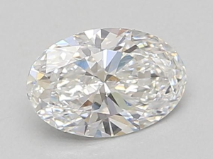 Lab grown Oval 0,85ct D VVS2