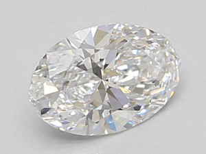 Lab grown Oval 0,93ct D VS1