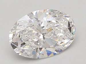 Lab grown Oval 1,09ct D VS1