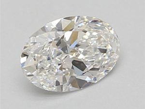 Lab grown Oval 1,10ct D VS1