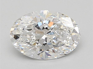 Lab grown Oval 1,35ct D VS1