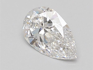Lab grown Pear 0,75ct D VVS2