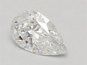 Lab grown Pear 0,76ct D VS1