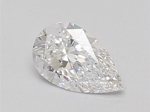 Lab grown Pear 0,77ct D VVS2