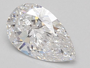 Lab grown Pear 1,10ct D VS1