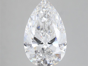Lab grown Pear 1,51ct D VS1