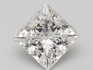 Lab grown Princess 1,55ct D VS1