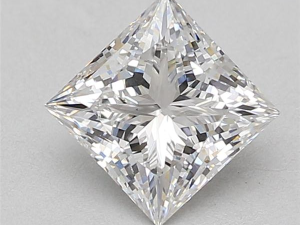 Lab grown Princess 2,03ct E VS1