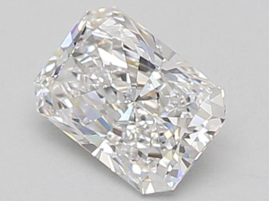 Lab grown Radiant 1,03ct E VVS2
