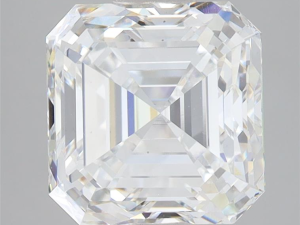 Lab grown Asscher 3,75ct E VS1