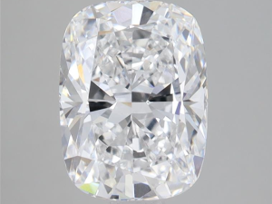 Lab grown Cushion 2,54ct E VS1