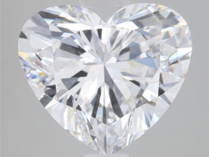 Lab grown Heart 3,10ct E VS1