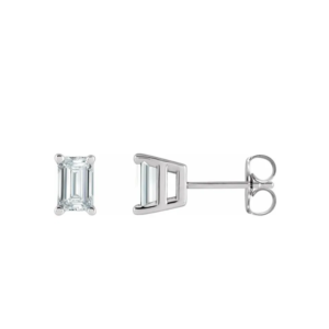 Oorstekers 2x 6x4mm emerald (+/- 1.50ct totaal)