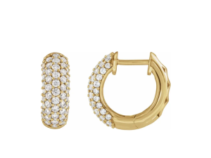 Oorstekers creool lg briljant +/- 0.50ct