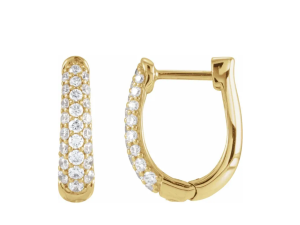 Oorstekers creool lg briljant +/- 0.20ct