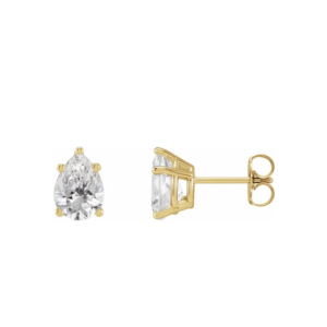Oorstekers 2x 6x4mm peer (+/- 0.72ct totaal)