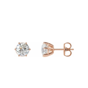 Oorstekers  2x 5.2mm lg briljant (1.00ct totaal)