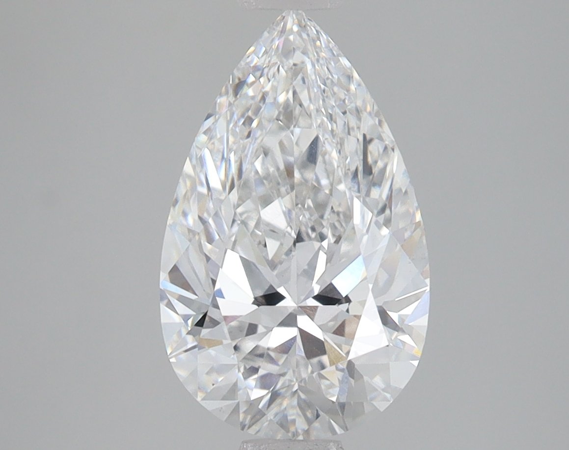 Pear 2.56 ct D VS1 – IGI | lab grown diamant