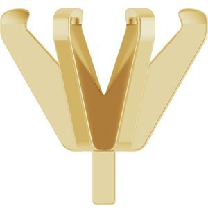 14K Geelgoud 6.5x4.5 mm Ovaal 6-Prong Hoge Zetkop met stift