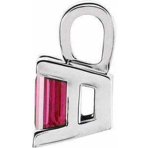 14K Geelgoud 6 mm Princess V-Prong Hanger Montuur - Afbeelding 5