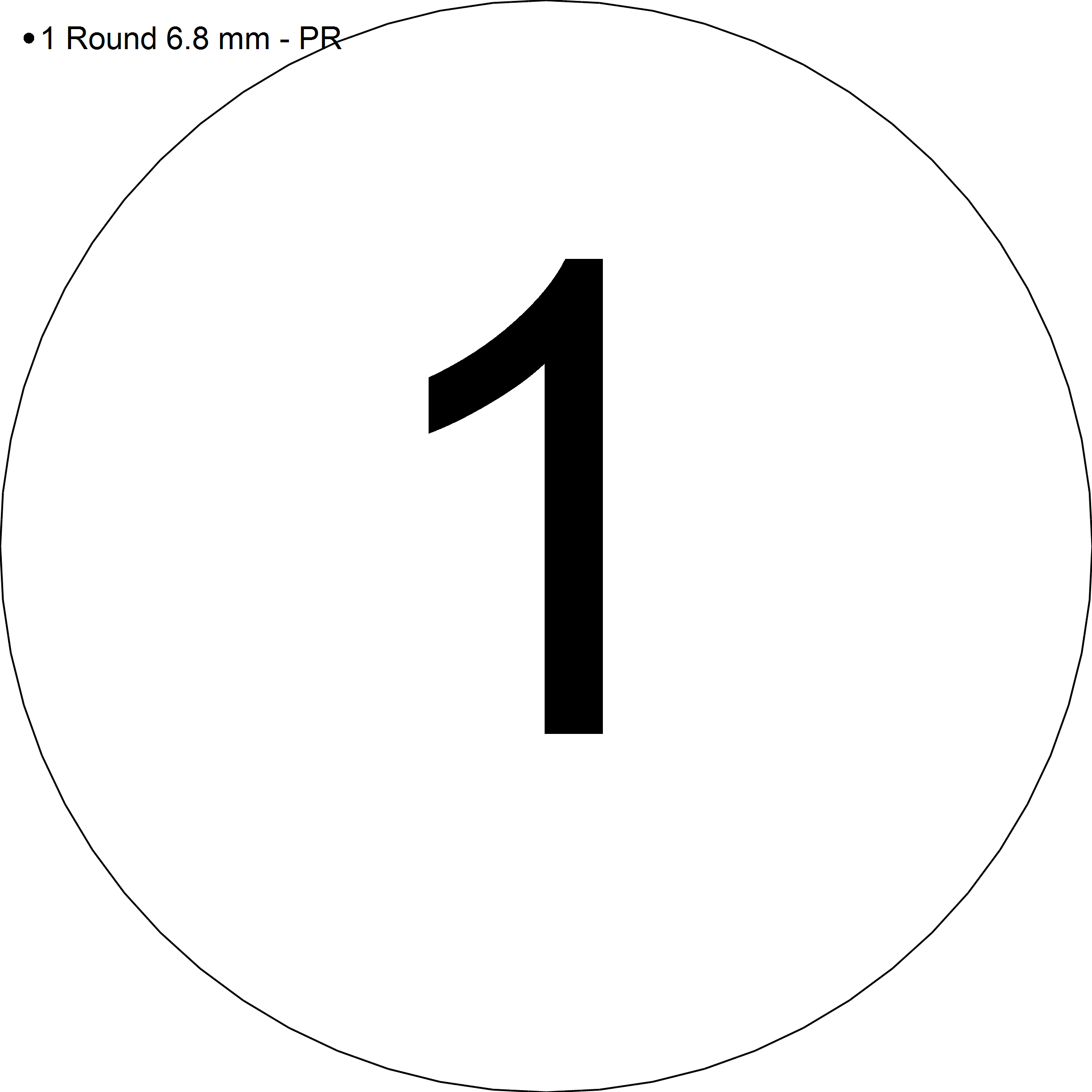 14K Roségoud 7 mm Rond 4-Prong Lage Zetkop met stift - Afbeelding 4