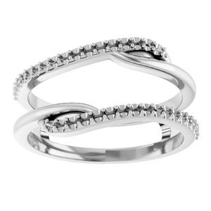 18K Witgoud Ring Guard Montuur - Afbeelding 3