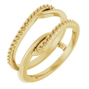 14K Geelgoud Ring Guard Montuur
