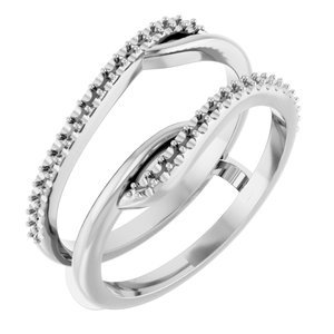 18K Witgoud Ring Guard Montuur