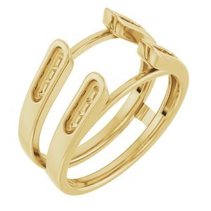 14K Geelgoud Ring Guard Montuur