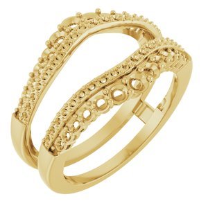 14K Geelgoud Ring Guard Montuur