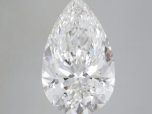 Pear 7.07 ct F VVS2 – IGI | lab grown diamant